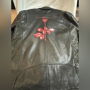 Deadwood Depeche Mode Leather Jacket size 44 (size 12/XXL).